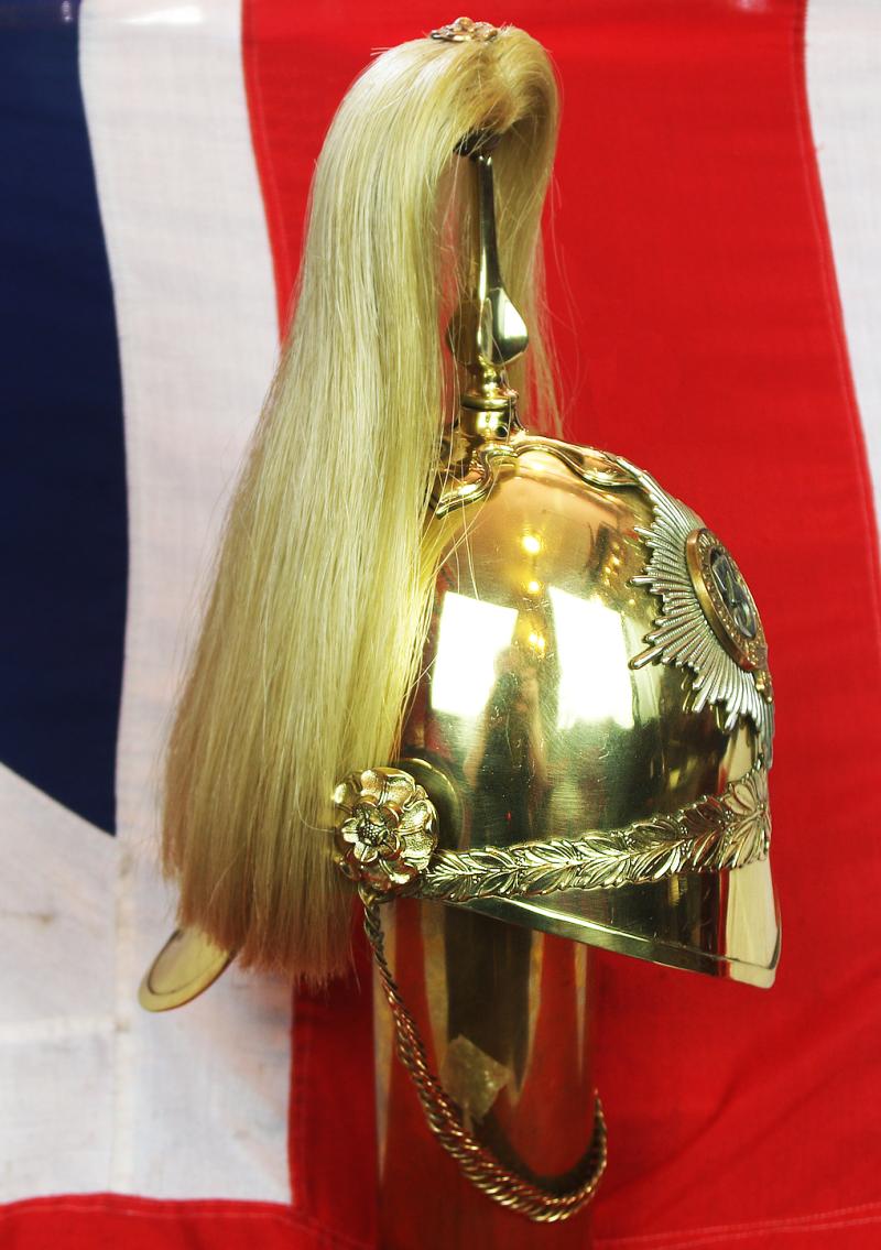 A Superb and Exemplary Original Service Issue Victorian Helmet of the 3rd {Prince of Wales} Regiment of Dragoon Guards