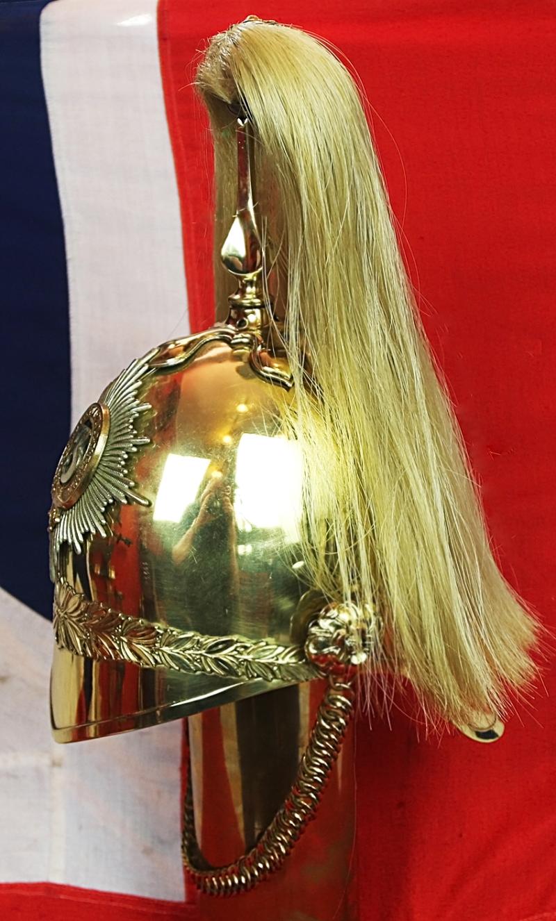 A Superb and Exemplary Original Service Issue Victorian Helmet of the 3rd {Prince of Wales} Regiment of Dragoon Guards