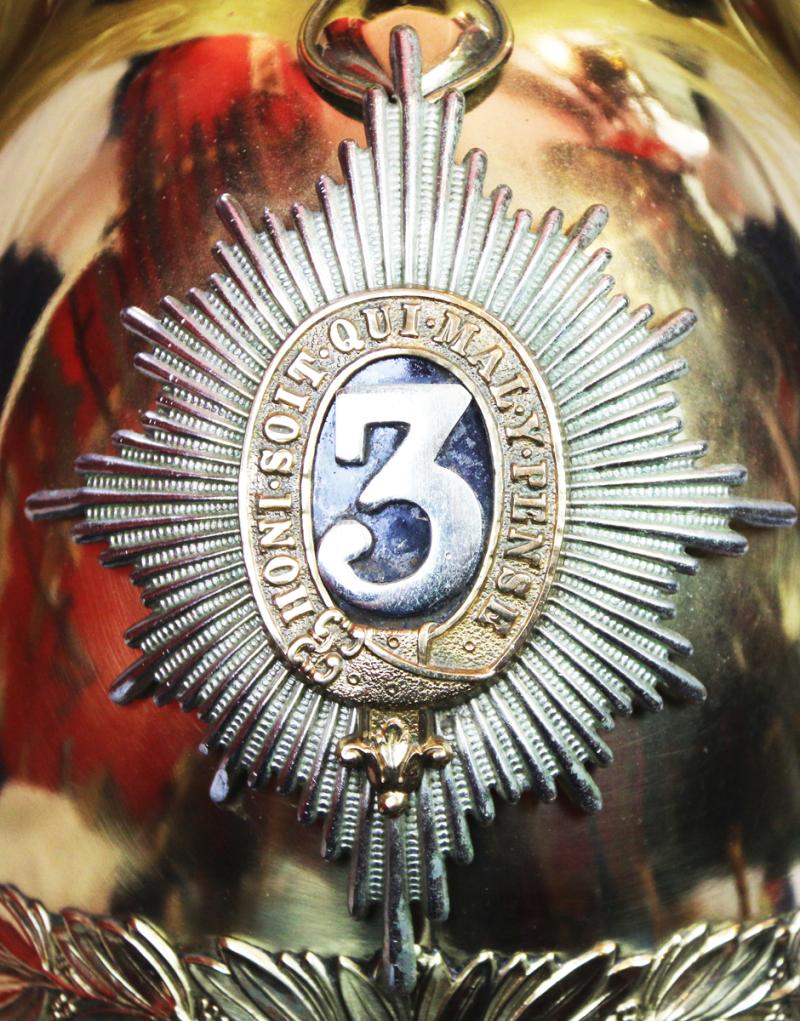 A Superb and Exemplary Original Service Issue Victorian Helmet of the 3rd {Prince of Wales} Regiment of Dragoon Guards