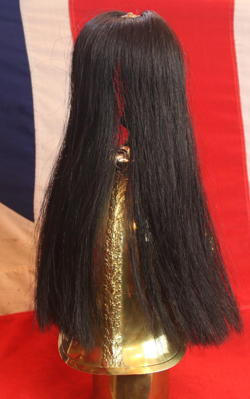 A Wonderful, Original, Antique Victorian Helmet of the 2nd Dragoon Guards {The Queen's Bays}