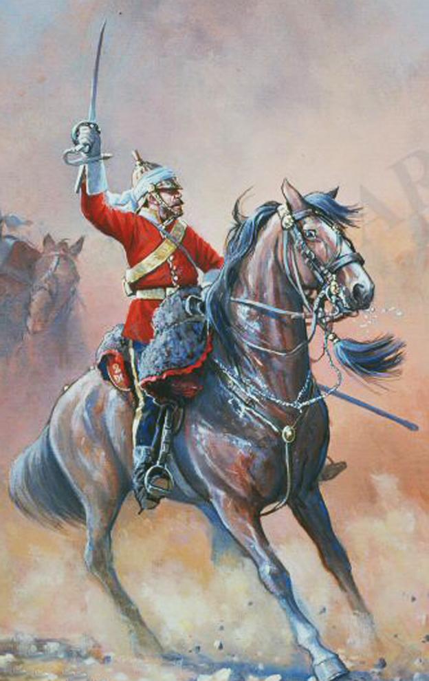 A Wonderful, Original, Antique Victorian Helmet of the 2nd Dragoon Guards {The Queen's Bays}