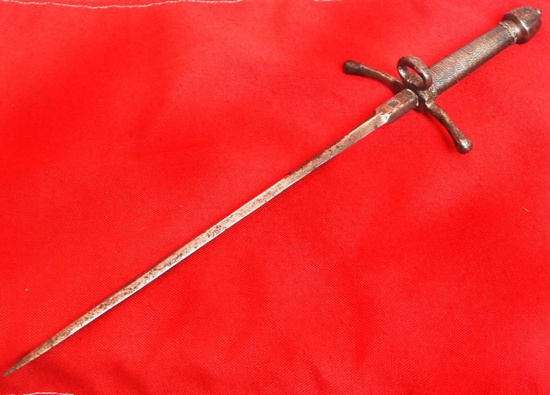 A Very Rare Renaissance Main-Gauche, a Left Hand Parrying Dagger. Italian circa 1590-1620. Likely Made for a Royal Duke. With A Ducal Crown Engraved Pommel