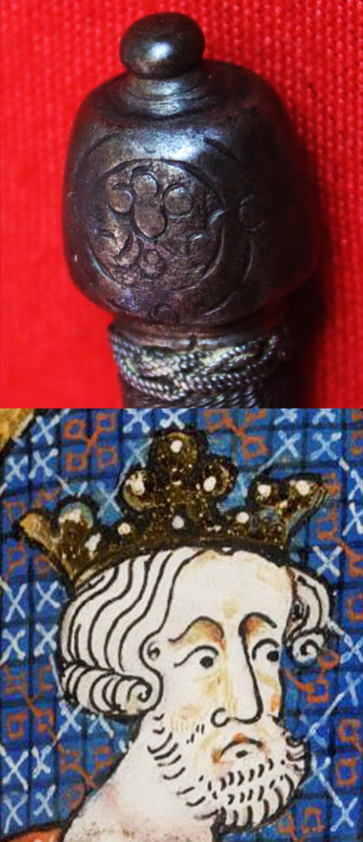 A Very Rare Renaissance Main-Gauche, a Left Hand Parrying Dagger. Italian circa 1590-1620. Likely Made for a Royal Duke. With A Ducal Crown Engraved Pommel