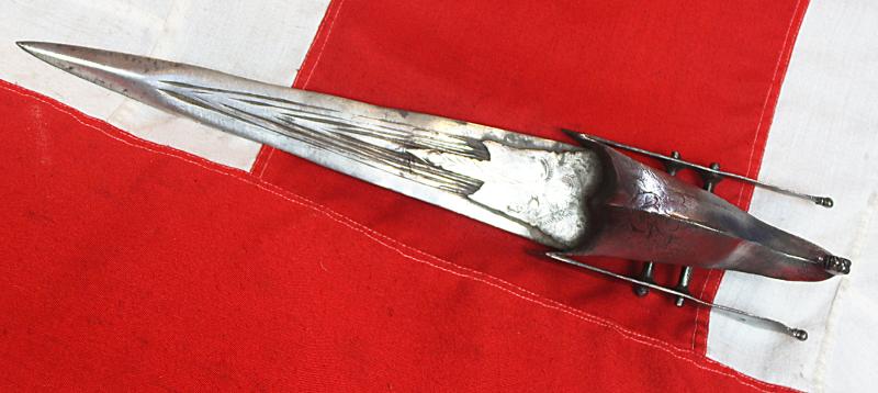 An Extremely Rare Example of a Vijayanagara Hooded Katar From South India,16th To Early 17th century.