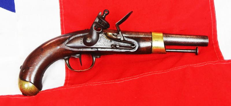 A Superb & Rare Historical French Cuirassier's Flintlock Pistol Year XIII Pattern. Made and Issued to the Cuirassiers Before Napoleon's 100 Days War. And Used At the Battles of Quatre Bras and Waterloo