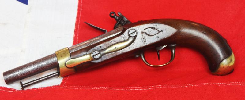 A Superb & Rare Historical French Cuirassier's Flintlock Pistol Year XIII Pattern. Made and Issued to the Cuirassiers Before Napoleon's 100 Days War. And Used At the Battles of Quatre Bras and Waterloo