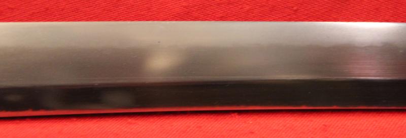 A Superb, Gendaito, Japanese Traditionally Hand Made Officer's Katana By A Famous Gendaito Sword Maker, & Signed Ichihara Ichiryushi Nagamitsu, With His Kakihan, and Silver Clan Kamon Of the Fujii