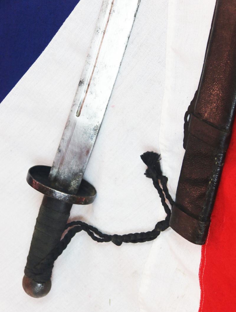 A Fine Scarce, Antique, Chinese Dadao Sword, Ching Dynasty. Used From the Opium Wars and The Boxer Rebellion. The Ching or Qing Dynasty Was Founded From 1644 and Ruled Until 1912.