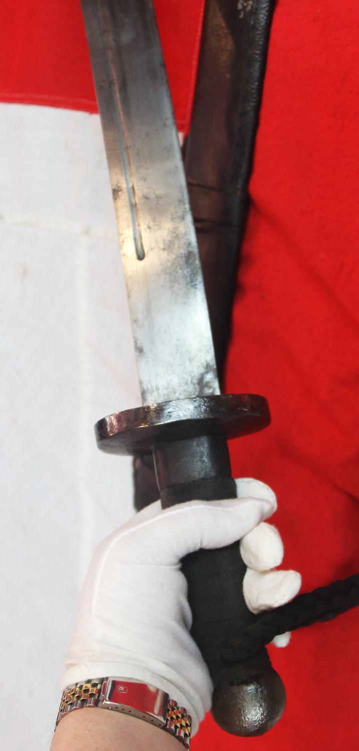 A Fine Scarce, Antique, Chinese Dadao Sword, Ching Dynasty. Used From the Opium Wars and The Boxer Rebellion. The Ching or Qing Dynasty Was Founded From 1644 and Ruled Until 1912.