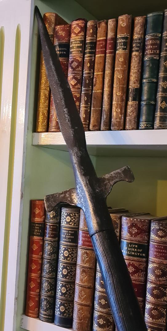 A Superb Old English-Viking Large 'Winged' Spear Javelin Head With Later Haft. A Vital Component in 'Shield Wall' Battles Over 1000 Years Old