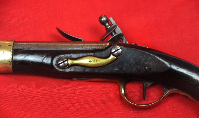 A Superb & Rare French Modele 1733-1766 Flintlock Pistol, Manufactured For The King of France, King Louis XVIth, For the American Revolutionary War Supply, To Aid General Washington's Forces in 1776