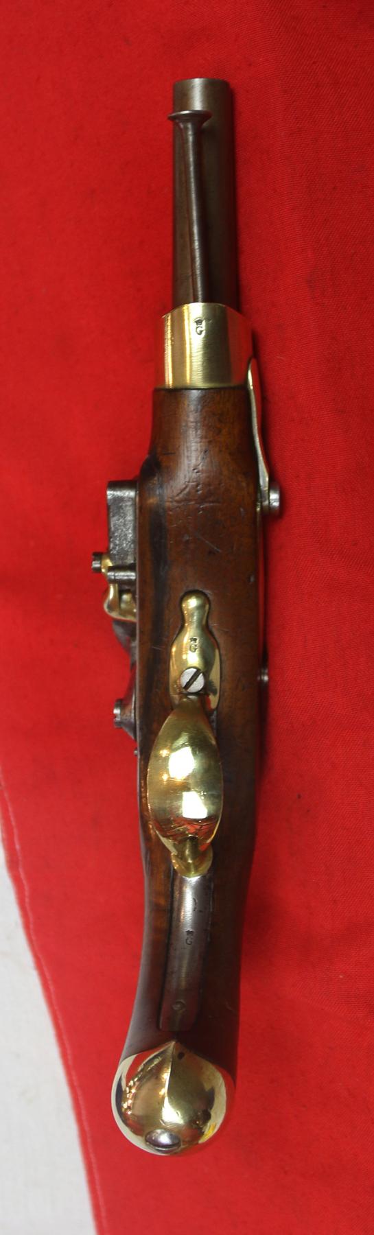 An Original, French, Napoleonic Year 13 Modele, & Dated 1813 French Flintlock Line Cavalry Pistol, Mauberge Manufacture Imperial. Manufactured For Napoleon's Army To Replace All The Grande Armee Pistols Lost In the Retreat From Moscow