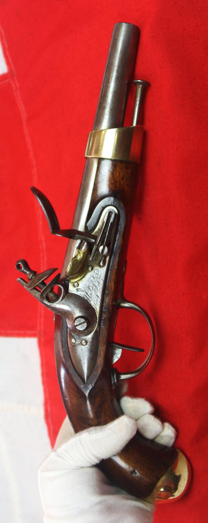 An Original, French, Napoleonic Year 13 Modele, & Dated 1809 French Flintlock Line Cavalry Pistol, Mauberge Manufacture Imperial. Manufactured For Napoleon's Grande Armee.