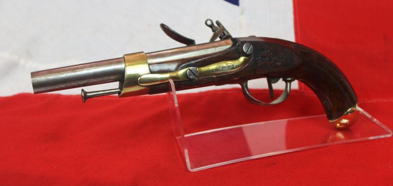 An Original, French, Napoleonic Year 13 Modele, & Dated 1809 French Flintlock Line Cavalry Pistol, Mauberge Manufacture Imperial. Manufactured For Napoleon's Grande Armee.