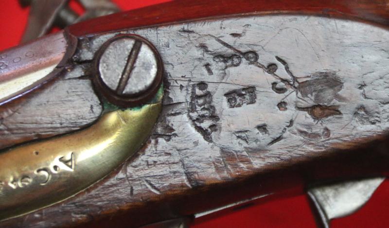 An Original, French, Napoleonic Year 13 Modele, & Dated 1809 French Flintlock Line Cavalry Pistol, Mauberge Manufacture Imperial. Manufactured For Napoleon's Grande Armee.