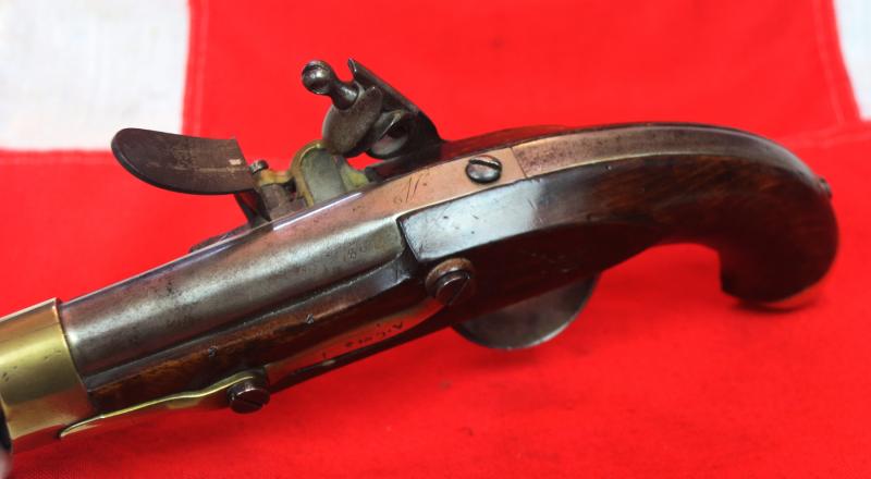 An Original, French, Napoleonic Year 13 Modele, & Dated 1809 French Flintlock Line Cavalry Pistol, Mauberge Manufacture Imperial. Manufactured For Napoleon's Grande Armee.