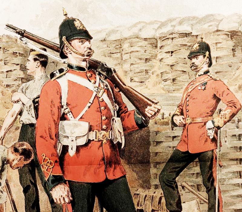 A Superb British, Original, Regimental Edwardian Service Helmet. of The West Yorkshire Regiment. Blue Cloth with Gold Badge, Fittings, Spike, & Rose Head Curb Chain Mounts and Chin Chain