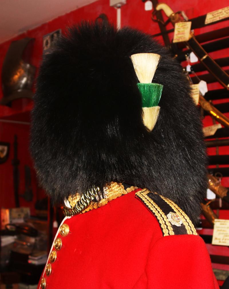 A Superb, Original, Her Majesty Queen ELizabeth II, Household Division Drum Major's Welsh Guards Bearskin Cap. In Superb Condition, A Post 1953 Coronation Era, Bearskin, For a Member of The Battalion Staff {Gloriously Fluffy}