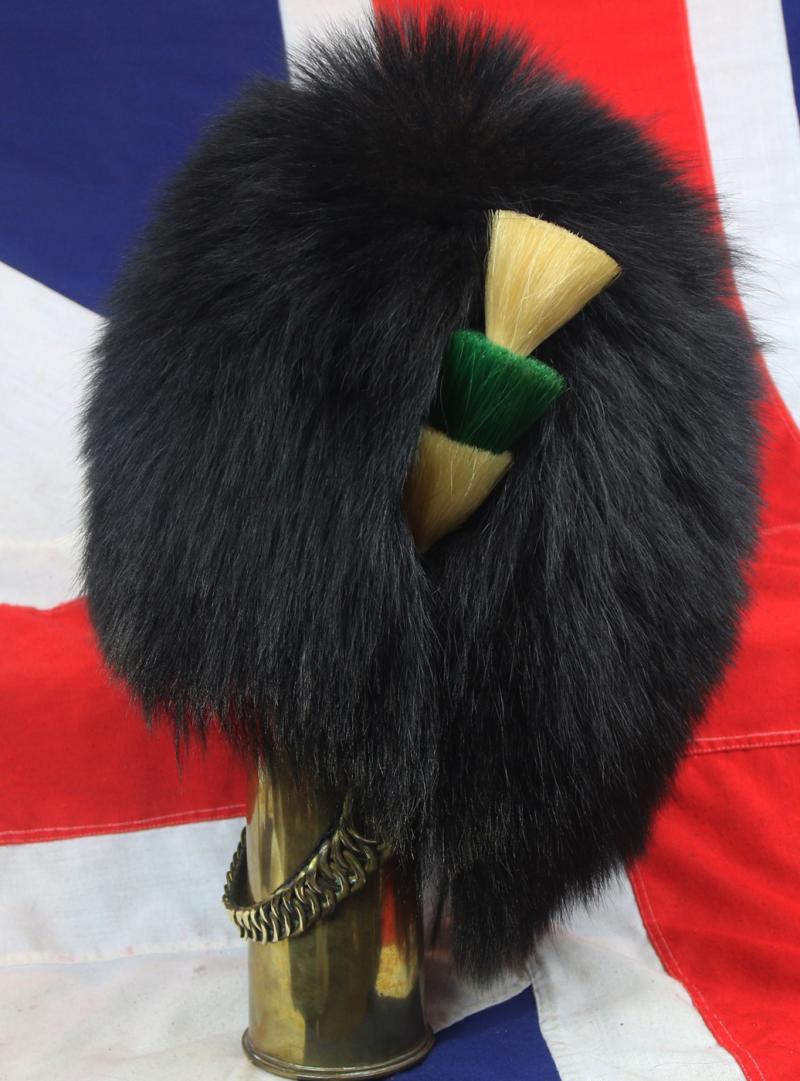 A Superb, Original, Her Majesty Queen ELizabeth II, Household Division Drum Major's Welsh Guards Bearskin Cap. In Superb Condition, A Post 1953 Coronation Era, Bearskin, For a Member of The Battalion Staff {Gloriously Fluffy}