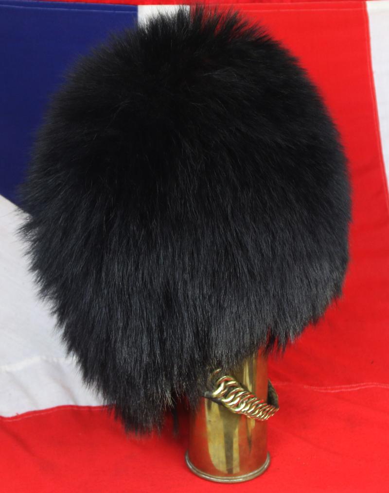 A Superb, Original, Her Majesty Queen ELizabeth II, Household Division Drum Major's Welsh Guards Bearskin Cap. In Superb Condition, A Post 1953 Coronation Era, Bearskin, For a Member of The Battalion Staff {Gloriously Fluffy}