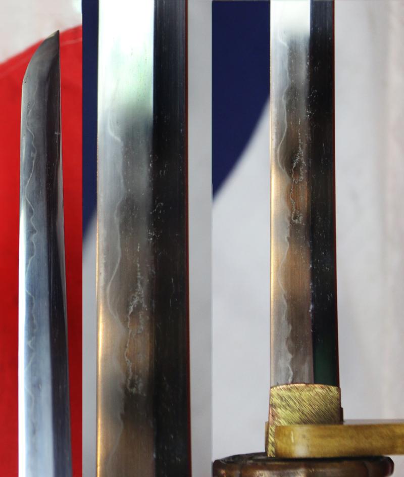 A Super Antique Ancestral Japanese Sword. Koto Blade, Around 500 Years Old. A WW2 Officers Katana, Antique, Edo Period, Traditional Tsuka {Hilt}. Unusual Short Size, For Tank Officer Service