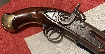 A Fabulous, Circa 1804, Peninsular War & Waterloo British Light Dragoon Pistol From the Tower of London. GR Crown Tower Stamped Ordnance Issue, Superb Walnut Stock. Just Arrived Today & An Incredibly Inexpensive Light Dragoon Service Pistol