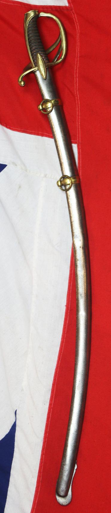 A Rare, Absolutely Stunning 1st Empire, Combat, 'Blue. & Gilt' Officer's Sabre of the Legere, Hussards, & Mounted Chasseurs. The Year IX, Circa 1810, Sabre Used by Officers of the Mounted Chasseurs of the Imperial Guard