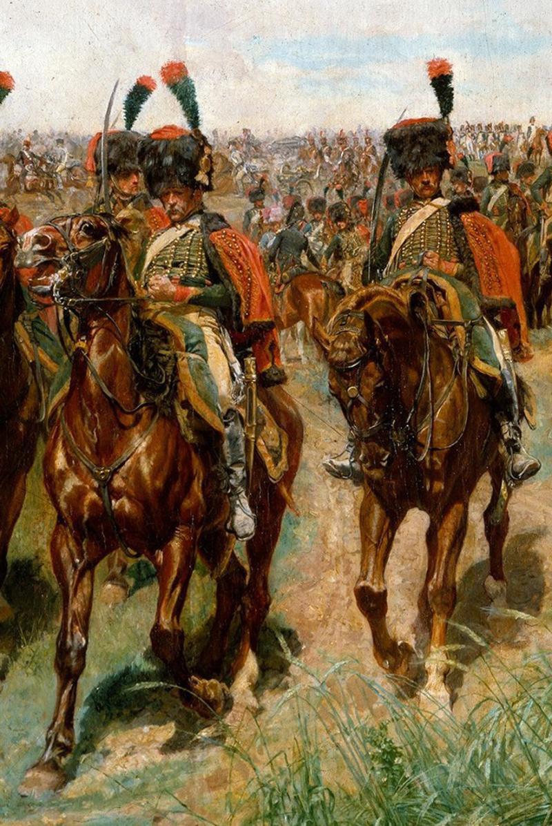 A Rare, Absolutely Stunning 1st Empire, Combat, 'Blue. & Gilt' Officer's Sabre of the Legere, Hussards, & Mounted Chasseurs. The Year IX, Circa 1810, Sabre Used by Officers of the Mounted Chasseurs of the Imperial Guard