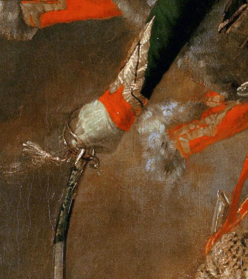 A Rare, Absolutely Stunning 1st Empire, Combat, 'Blue. & Gilt' Officer's Sabre of the Legere, Hussards, & Mounted Chasseurs. The Year IX, Circa 1810, Sabre Used by Officers of the Mounted Chasseurs of the Imperial Guard