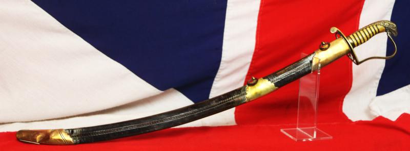 A Very Fine & Rare, Signally Beautiful, Anglo-American War of 1812, 'Eagle Head' & Scroll Fretted Hilt, American Officer's Sabre. In Great Condition.