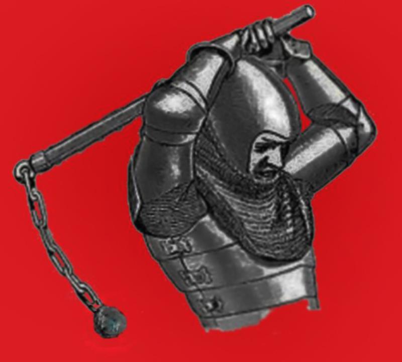 A Very Good & Fine Original Medieval 'Crusader' Knight's Bronze Battle Mace & Scorpion Flail Mace Head Circa 12th Century. Around 900 Years Old, In Superb Condition and With Excellent Natural Age Patination