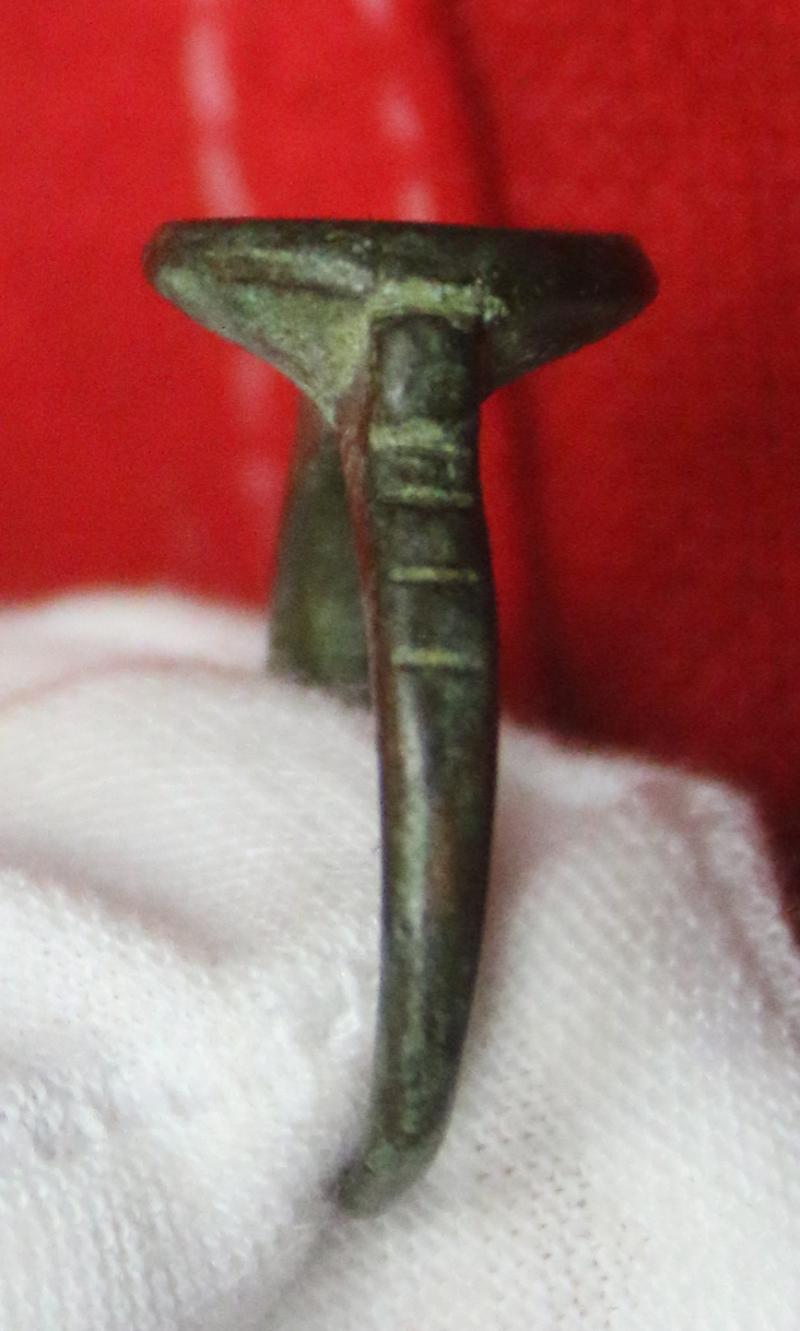 A Fabulous Knight’s Seal Ring, From Agincourt to the Wars of the Roses Period. A 15th Century Ring with an Intaglio Stylized Engraving of An Armoured Knight on Horseback Holding Aloft His Knightly Sword, a Fabulous and Beautiful Piece.