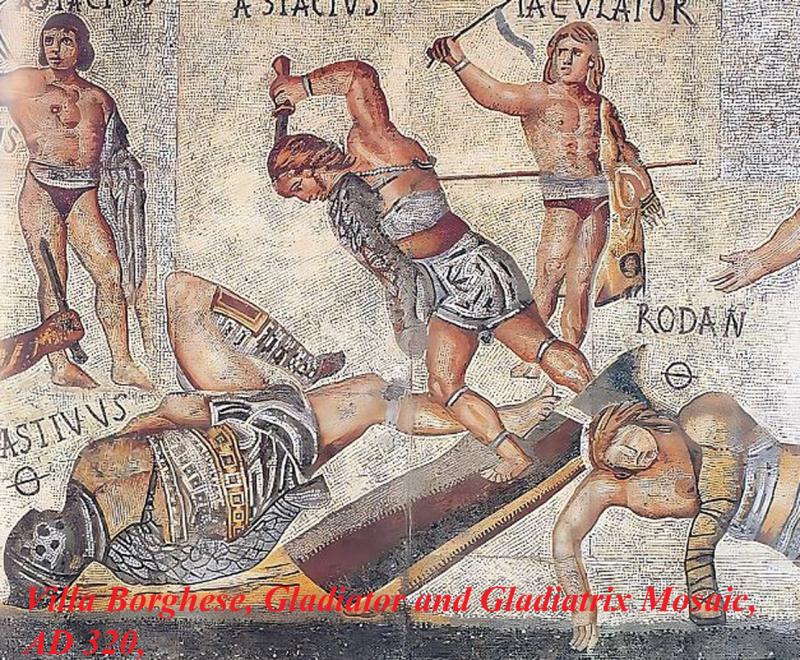 A Rare Original Roman Gladiatrix, {A Female Gladiator} Size Bronze Ring, Early Imperial Roman Period. Featuring A Coliseum Barbary Lion in a Combat Pose Around 1900 Years Old