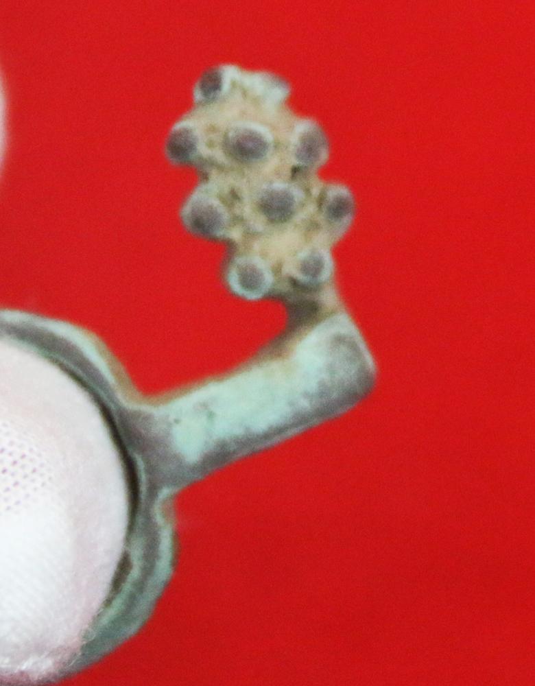 Roman Key Ring, A Bronze Amulet-Ring Key. 1st to 3rd Century A.D.Around 1900 to 1800 Years Old. Worn From The Period of Emperors Trajan, Hadrian, Marcus Aurelius, Lucius Verus, & Commodus