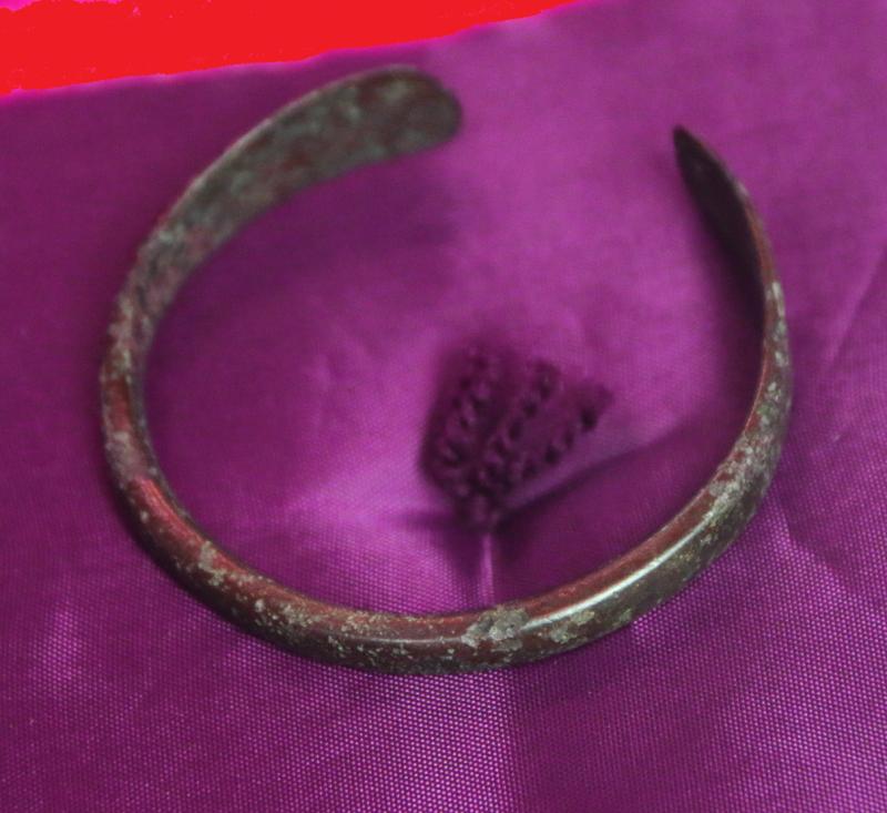 A Fine, Original, Bronze Imperial Roman Legionary's Military Armilla, As Awarded for Military Gallantry. Almost 2000 Years Old Donum Militarium. Worn From The Period of Emperors Trajan, Hadrian Marcus Aurelius, Lucius Verus & Commodus