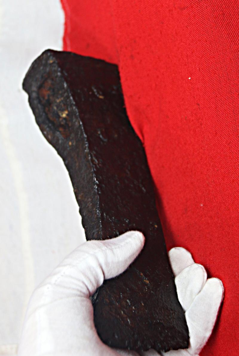 A Fantastic and Phenomenally Powerful Two Handed Viking War Hammer Axe. Weighing Just Under Four Pounds. Wheeler {1927} A, Type I Circa 840 AD