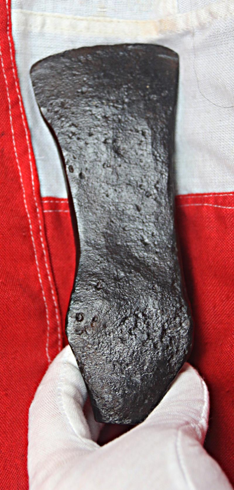 An Incredible & Substantially Formidable, Around 1,100 Year Old Viking War-Hammer-Axe. An Impressive, Beautiful, and Most Powerful War Axe and Hammer, Combined.