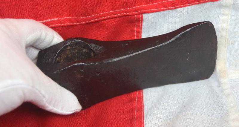 An Incredible & Substantially Formidable, Around 1,100 Year Old Viking War-Hammer-Axe. An Impressive, Beautiful, and Most Powerful War Axe and Hammer, Combined.