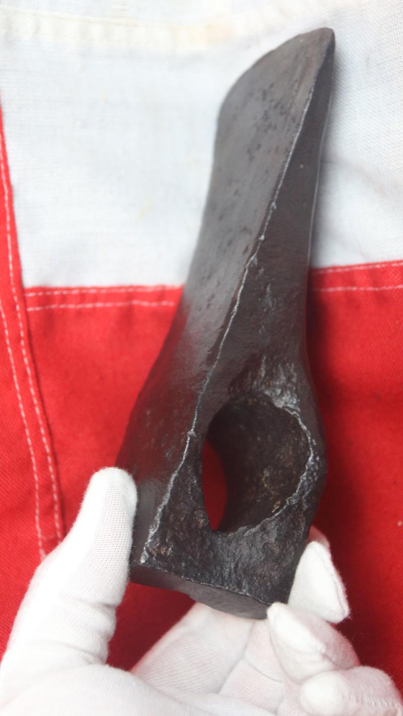 An Incredible & Substantially Formidable, Around 1,100 Year Old Viking War-Hammer-Axe. An Impressive, Beautiful, and Most Powerful War Axe and Hammer, Combined.