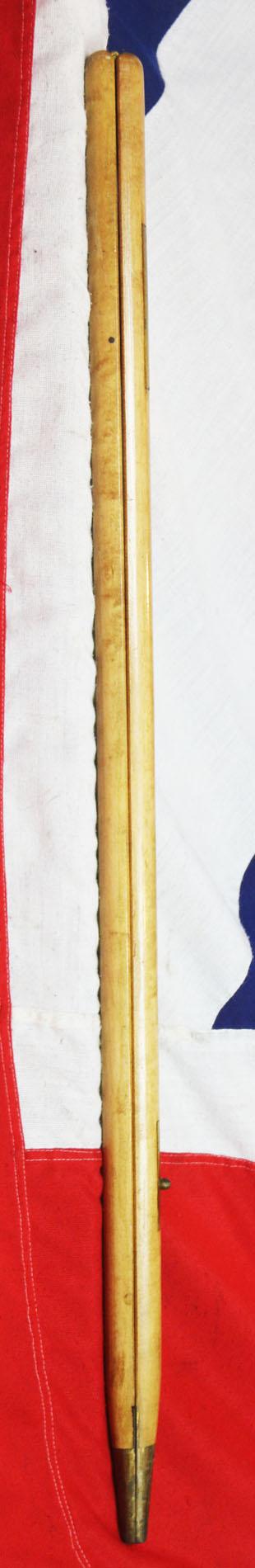 A Household Division, Welsh Guards, Drum Major's, Vintage Pace Stick. E.R II Period