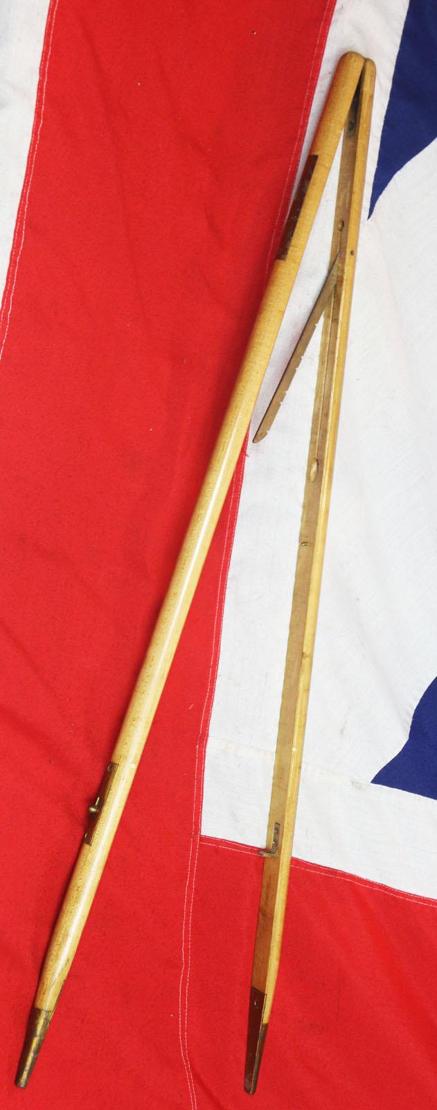 A Household Division, Welsh Guards, Drum Major's, Vintage Pace Stick. E.R II Period