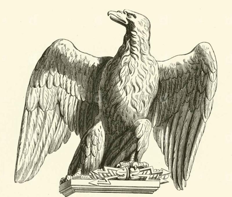 Most Rare & Desirable, Status Ring, An Original Ancient Roman Bronze Ring Engraved With A Roman Legion’s Eagle Standard. An Image Of An Ancient Roman Legion's Standard Possibly For The Legion's Aquilfer {Standard Bearer} Circa 1700 Years Old