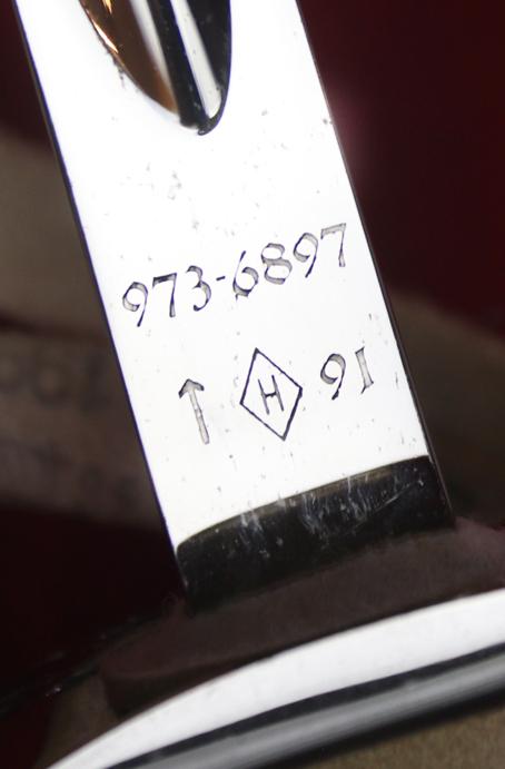 A Very Good Current Service 1897 Pattern ERII Post 1953 Officer's Sword In Nickel Plated Dress Scabbard, with Its Original Buff Hide Knot