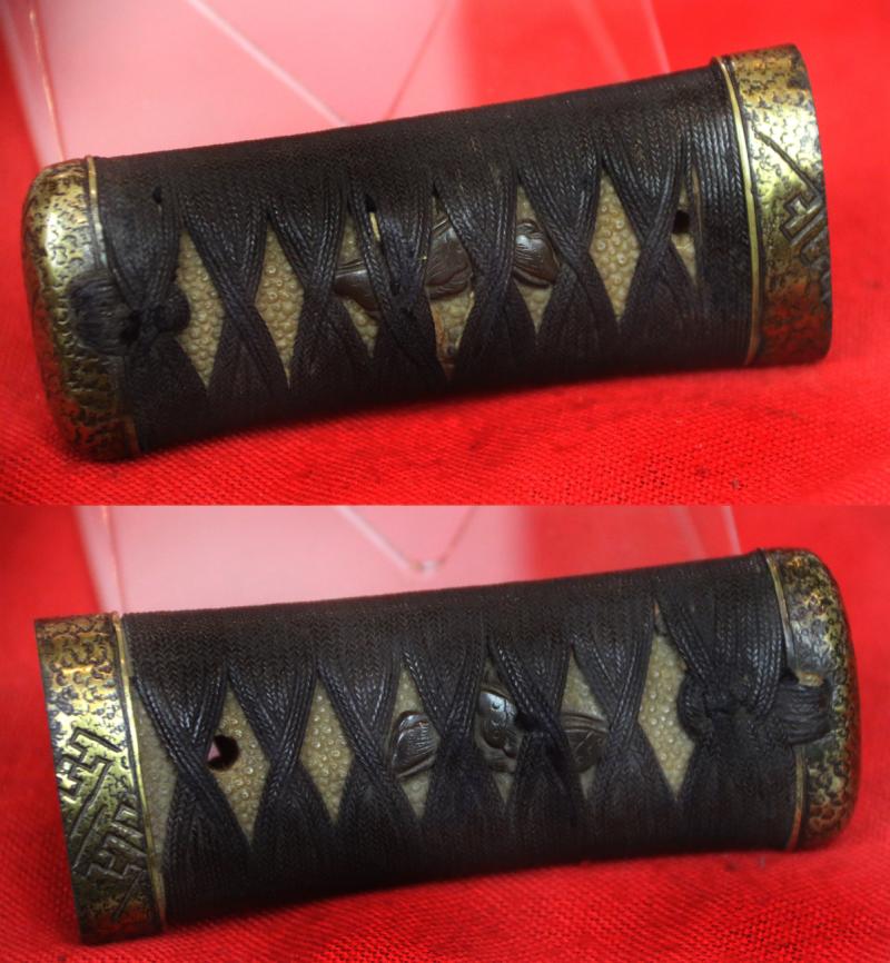 A Beautiful Unokubi Zukuri Blade Samurai Armour Piercing Tanto. Ise-ebi or Kamakuraebi Sayajiri 鞘尻, & Matching Matsushiro Sinano School Kozuka and Kogai. 16th To 17th Century Blade, Original Edo Koshirae, Of Nagano Province