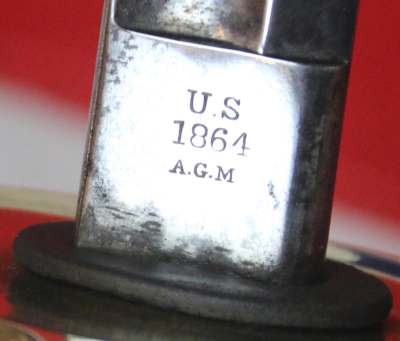 Superb Original US Civil War Cavalry Sabre By Roby, Chelmsford Mass. Dated 1864 Identical to General George Armstrong Custer's Cavalry Sabre, An 1864 Roby Contract Sword, Inspected by AGM For Custer's Wolverines. Possibly Made For The Michigan Brigade