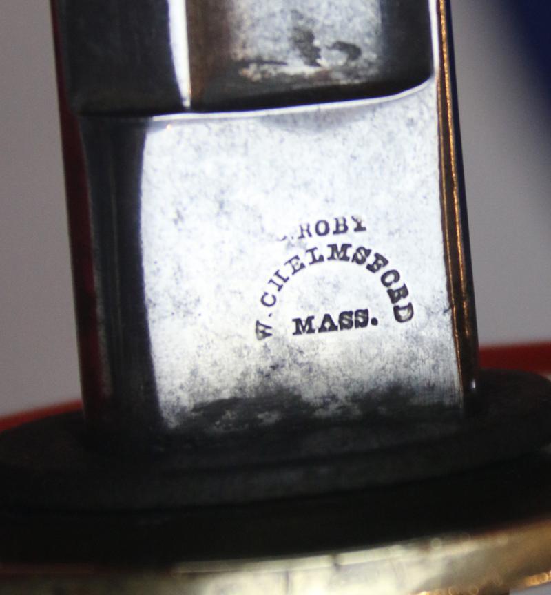 Superb Original US Civil War Cavalry Sabre By Roby, Chelmsford Mass. Dated 1864 Identical to General George Armstrong Custer's Cavalry Sabre, An 1864 Roby Contract Sword, Inspected by AGM For Custer's Wolverines. Possibly Made For The Michigan Brigade