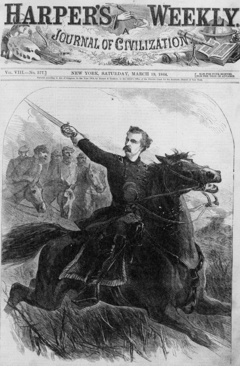 Superb Original US Civil War Cavalry Sabre By Roby, Chelmsford Mass. Dated 1864 Identical to General George Armstrong Custer's Cavalry Sabre, An 1864 Roby Contract Sword, Inspected by AGM For Custer's Wolverines. Possibly Made For The Michigan Brigade