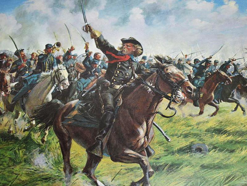 Superb Original US Civil War Cavalry Sabre By Roby, Chelmsford Mass. Dated 1864 Identical to General George Armstrong Custer's Cavalry Sabre, An 1864 Roby Contract Sword, Inspected by AGM For Custer's Wolverines. Possibly Made For The Michigan Brigade