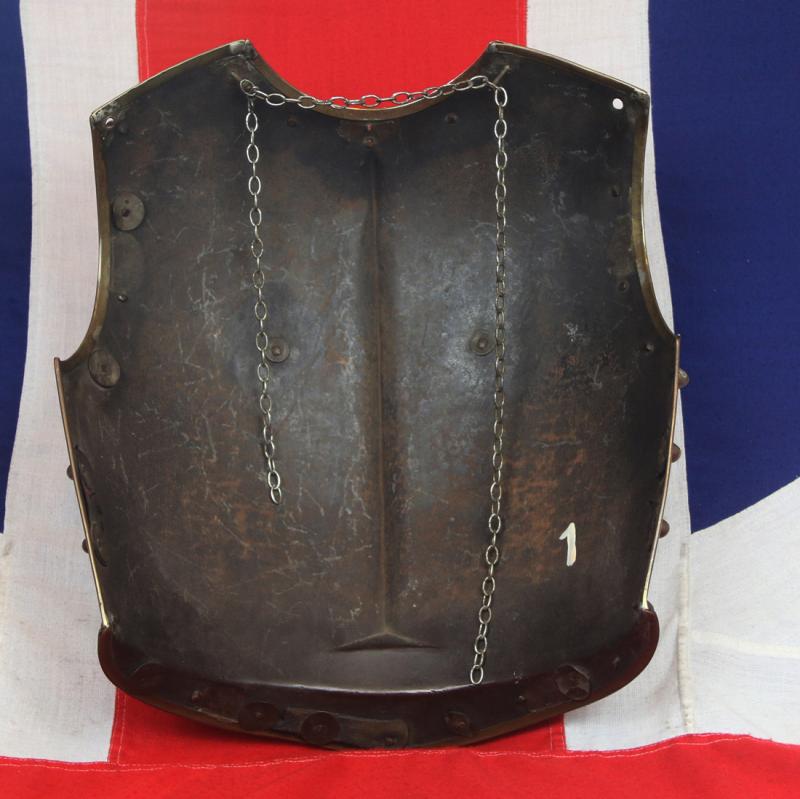 Original, Antique, Victorian Household Cavalry Armour Breastplate Cuirass of the LifeGuards, The Blues &The Royals. the Mounted Personal Bodyguard Regiments of the British Monarch, Part of The Household Division