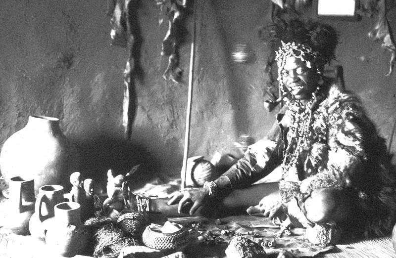 An Absolutely Superb Esoteric Antique Witchcraft Fetish Statue. An African Kongo Witch Doctor's Nail-Fetish Figure, A Voduo {Voodoo} Nkondo Nkisi. Historically Much Feared by Victorian Missionaries as Instruments of Sorcery. Made by The Tribal Nganga